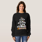 Sweatshirt Don d'arbre de Noël mouton | Drôle cadeau de Noël (Devant entier)