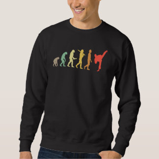 Sweatshirt Don Retro Karate Evolution Pour Karateka