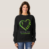 Sweatshirt Don t Let Your Story End Mental Health Matters Sem (Devant entier)