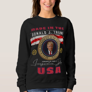 Sweatshirt Donald Trump Jour de l'investiture 20 janvier 2025
