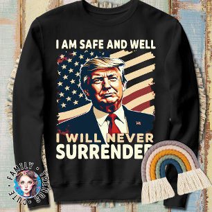 Sweatshirt Donald Trump n'a pas réussi sa tentative - Je suis