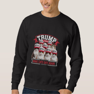 Sweatshirt Donald Trump sécurise à nouveau les chats lors du 