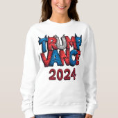 Sweatshirt Donald Trump Vance 2024 (Devant)