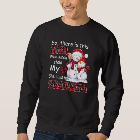 Sweatshirt Donc Il Y A Cette Fille Qui Kinda A Volé Mon Coeur (Devant)