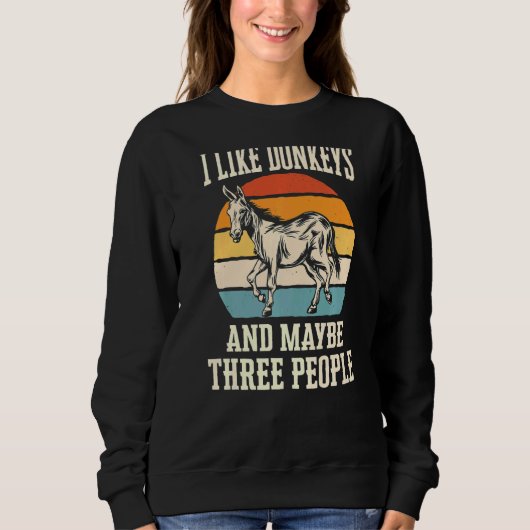 Sweatshirt Donkey Animal Premium (Devant)