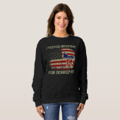 Sweatshirt Donkey Pox The Disease Destroying America 2 (Devant entier)
