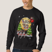 Sweatshirt Donkey Reindeer Noël Chien Chat Noël Présentation (Devant)