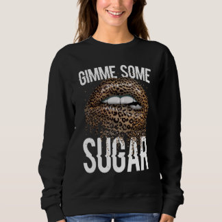 Sweatshirt Donne Quelques Femmes De Sucre Leopard Cheetah Ani