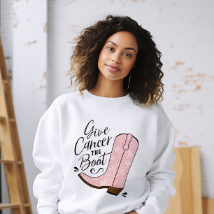 Sweatshirt Donner au cancer la conscience du cancer du sein d