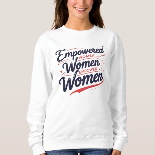 Sweatshirt Donner aux femmes les moyens d'agir (Devant)
