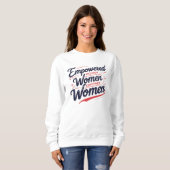 Sweatshirt Donner aux femmes les moyens d'agir (Devant entier)