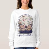 Sweatshirt Donnez-vous du temps pour grandir (Devant)
