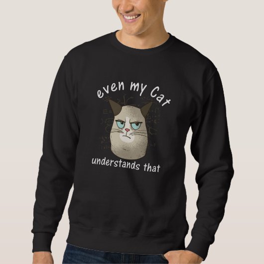 Sweatshirt Dons Funny Enseignant À L'Enseignant Des Maths (Devant)