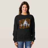 Sweatshirt Dont Fart Dont Fart Weightlifter Gym (Devant entier)
