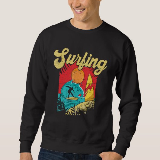 Sweatshirt Don't Stop Surfing Extreme Sports Sea Waves Surfer (Devant)