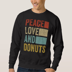 Sweatshirt Donuts d'amour pour la paix