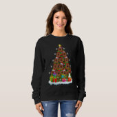 Sweatshirt Donuts Food   Xmas Holiday Santa Donuts Christmas  (Devant entier)