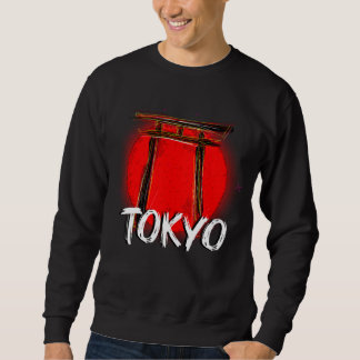 Sweatshirt Doodle de Tokio: La majestuosidad del torii frente