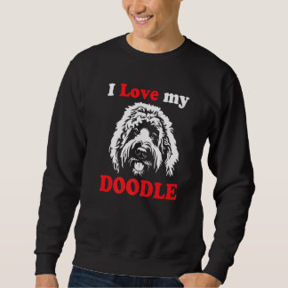 Sweatshirt Doodle Doodle Dog J'Aime Mon Doodle