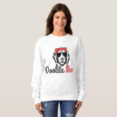 Sweatshirt Doodle Maman Goldendoodle Labradoodle Chien Golden (Devant entier)