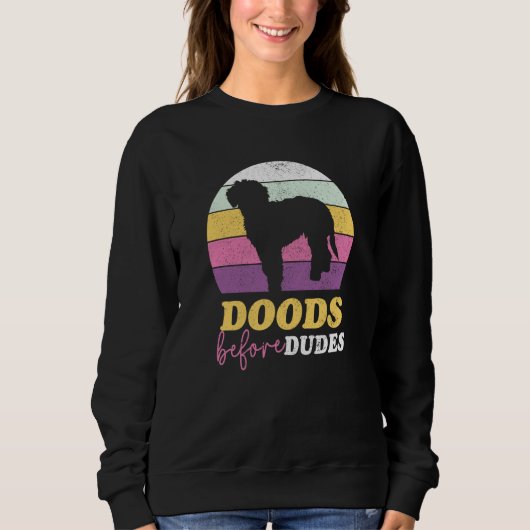 Sweatshirt Doods Before Dudes Bernedoodle Labradoodle Goldend (Devant)