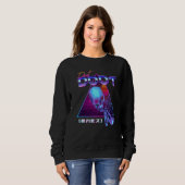 Sweatshirt Doot M. Skeltal Synthwave Retro Meme Streetwe (Devant entier)