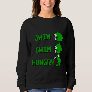 Sweatshirt Dopefish Amp Motto Commander Keen Swim Swim Nager 