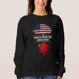 Sweatshirt D'origine américaine avec des racines chinoises Dr