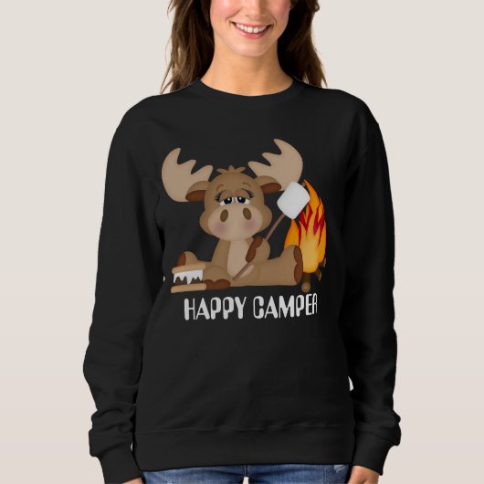 Sweatshirt d'orignaux de Camper Happy (Devant)