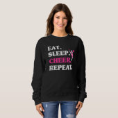 Sweatshirt Dormir Cheer Répéter Cheerled Dance Cheerlea (Devant entier)