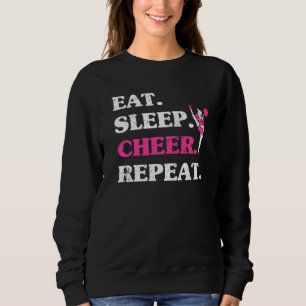 Sweatshirt Dormir Cheer Répéter Cheerled Dance Cheerlea
