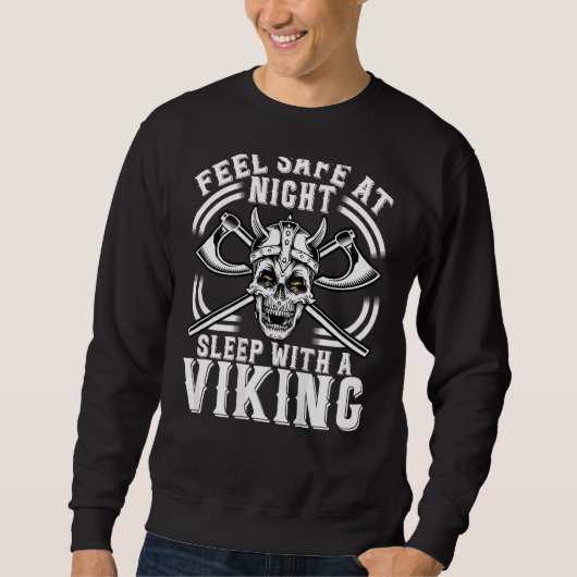 Sweatshirt Dormir D'ARRIÈRE-PLAN Avec Viking (Devant)