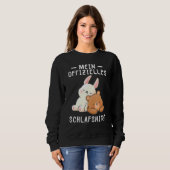 Sweatshirt Dormir Pyjamas robe de nuit Rabbit Ours (Devant entier)