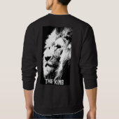 Sweatshirt Dos Design Imprimer Pop Art Lion Élégants Mens Mod (Dos)