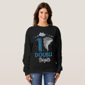 Sweatshirt Double chiffres 10e anniversaire 10 ans Tornado Bi (Devant entier)