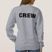 Sweatshirt Double face Design Crew Bulle Ajouter Logo Femmes (Dos)
