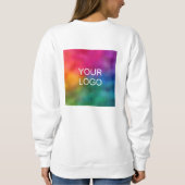 Sweatshirt Double Side Your Business Logo Ici Women's Basic (Dos)