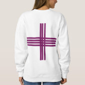 Sweatshirt Doublure violette de haute qualité Chirurgie sueur (Dos)