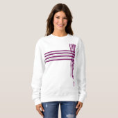 Sweatshirt Doublure violette de haute qualité Chirurgie sueur (Devant entier)