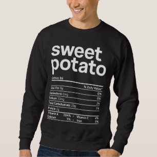 Sweatshirt Douce Pomme de terre La valeur nutritive Drôle Tha