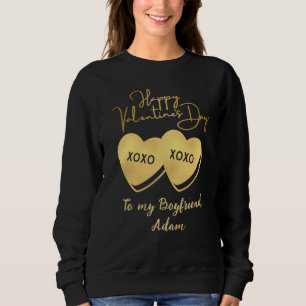 Sweatshirt douce valentine couple personnaliser personnalisée