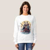 Sweatshirt Doudoune et sweat-shirts pour femmes Samurai Rat (Devant entier)