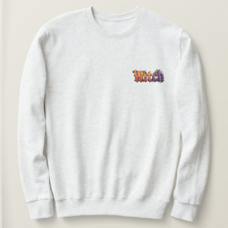 Sweatshirt Doudoune Halloween Sorcière Grincheuse Chapeau Drô