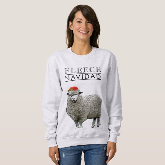 Sweatshirt Douleur de Noël moche (Devant entier)