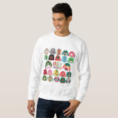 Sweatshirt Douleur de Noël moche (Devant entier)