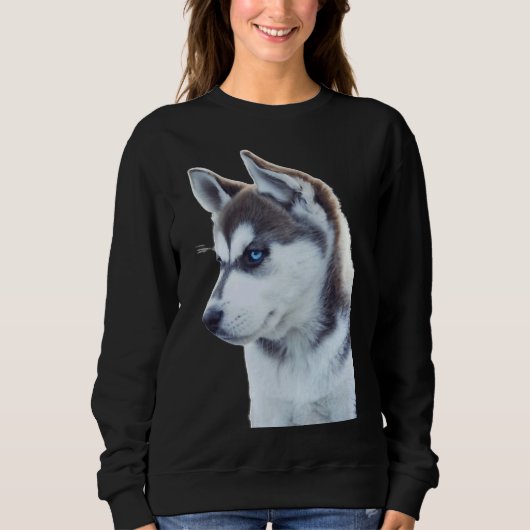 Sweatshirt Doute de Husky Puppy (Devant)