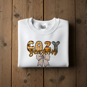 Sweatshirt Doux Chemisier à Carreaux de la Saison Automnale