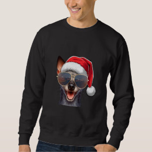 Sweatshirt Doux moche X mas Père Noël Xoloitzcuintli Chien Ch