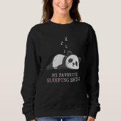 Sweatshirt Doux Sleeper Tard Panda Ours Napping Anim Sleeping (Devant)