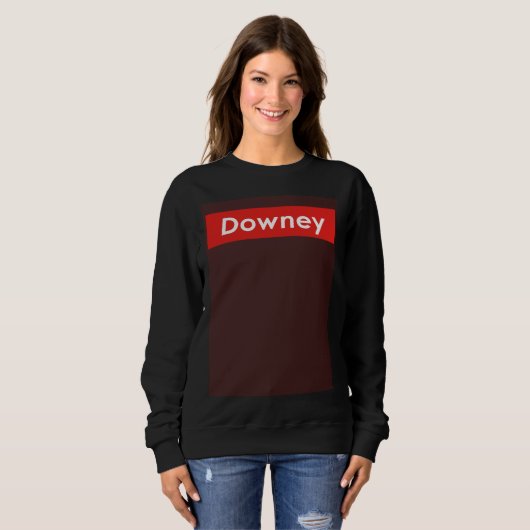 Sweatshirt Downey California (Devant entier)